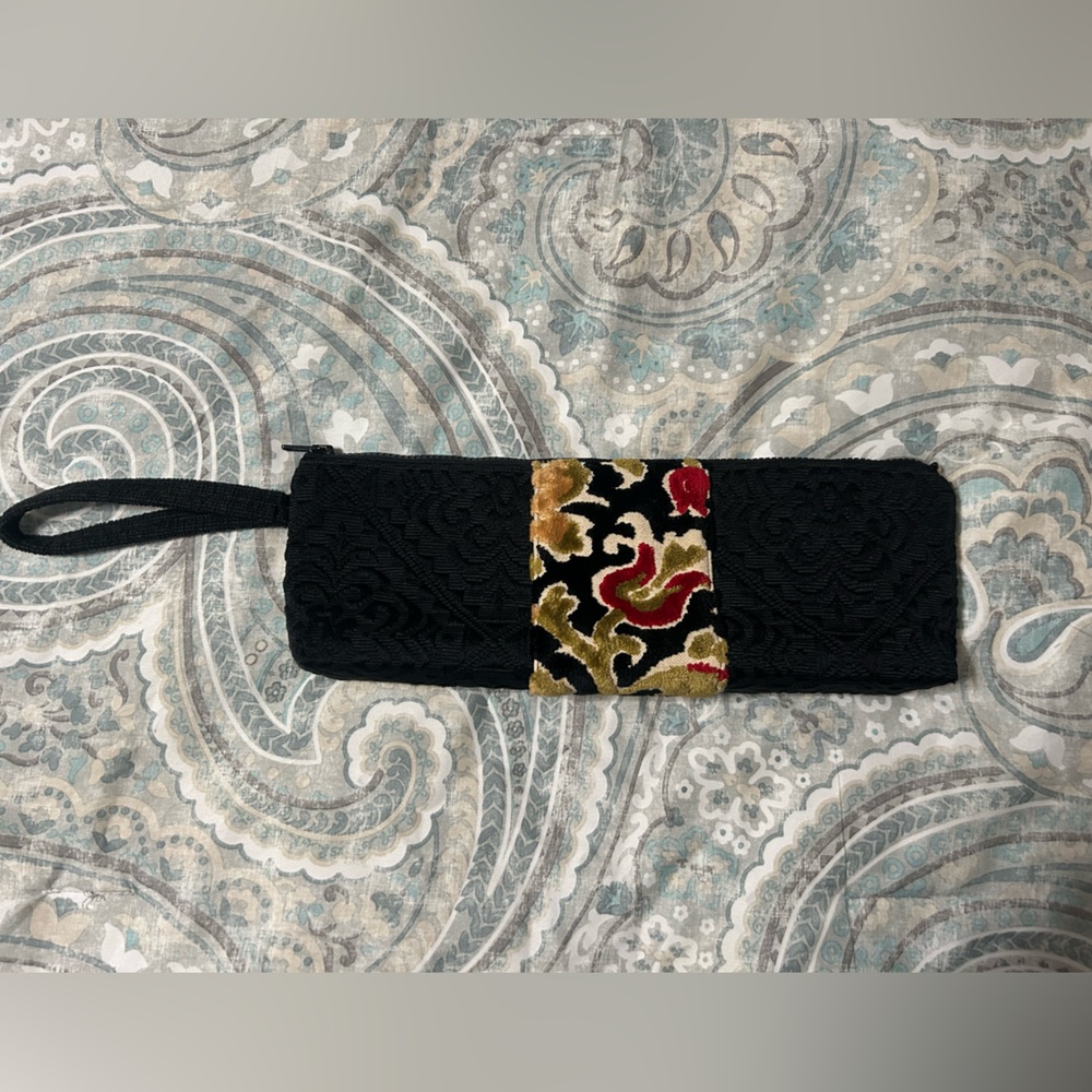 Bonnie Martin clutch with pearl detail